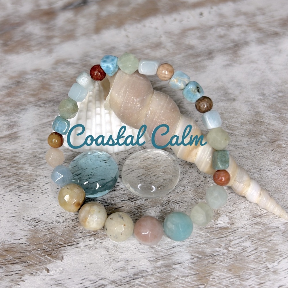 Beaded gemstone bracelet